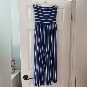 Striped jumpsuit